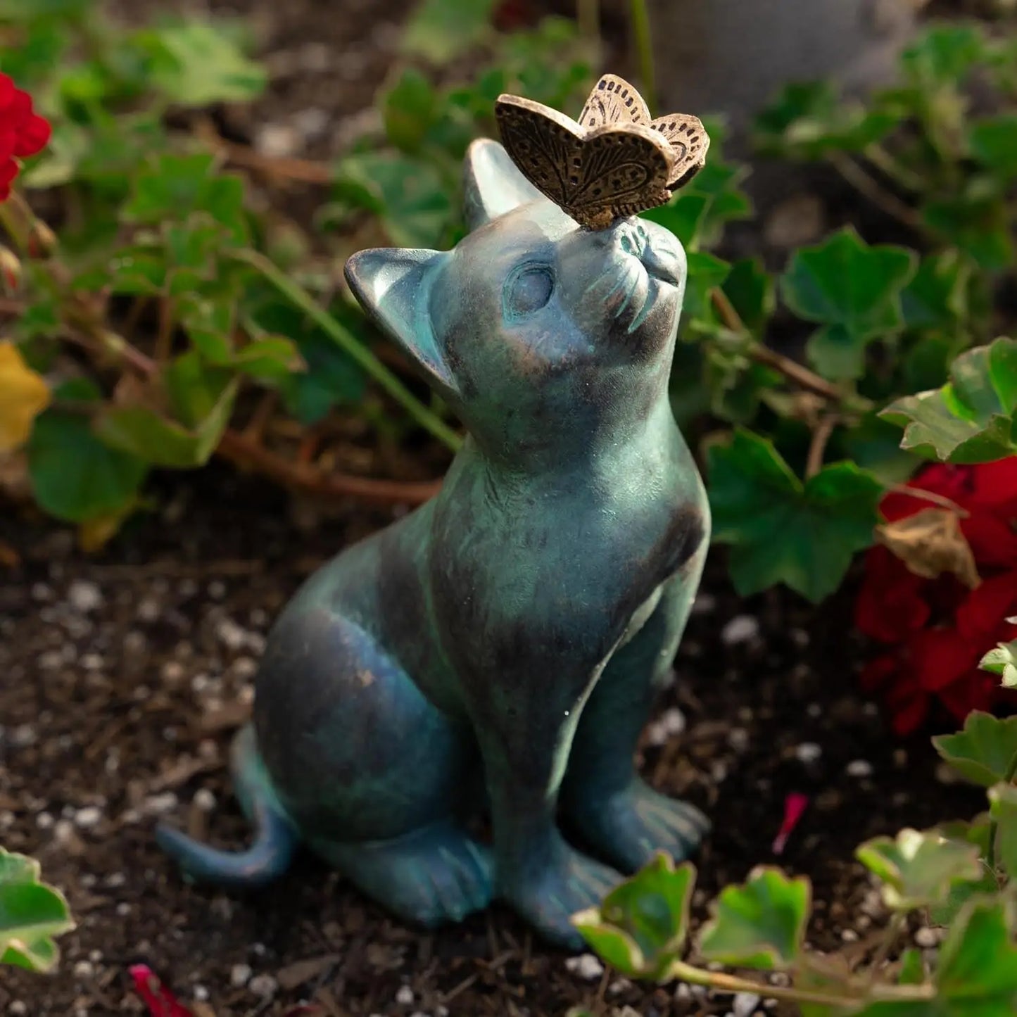 Pastoral Cat Statue