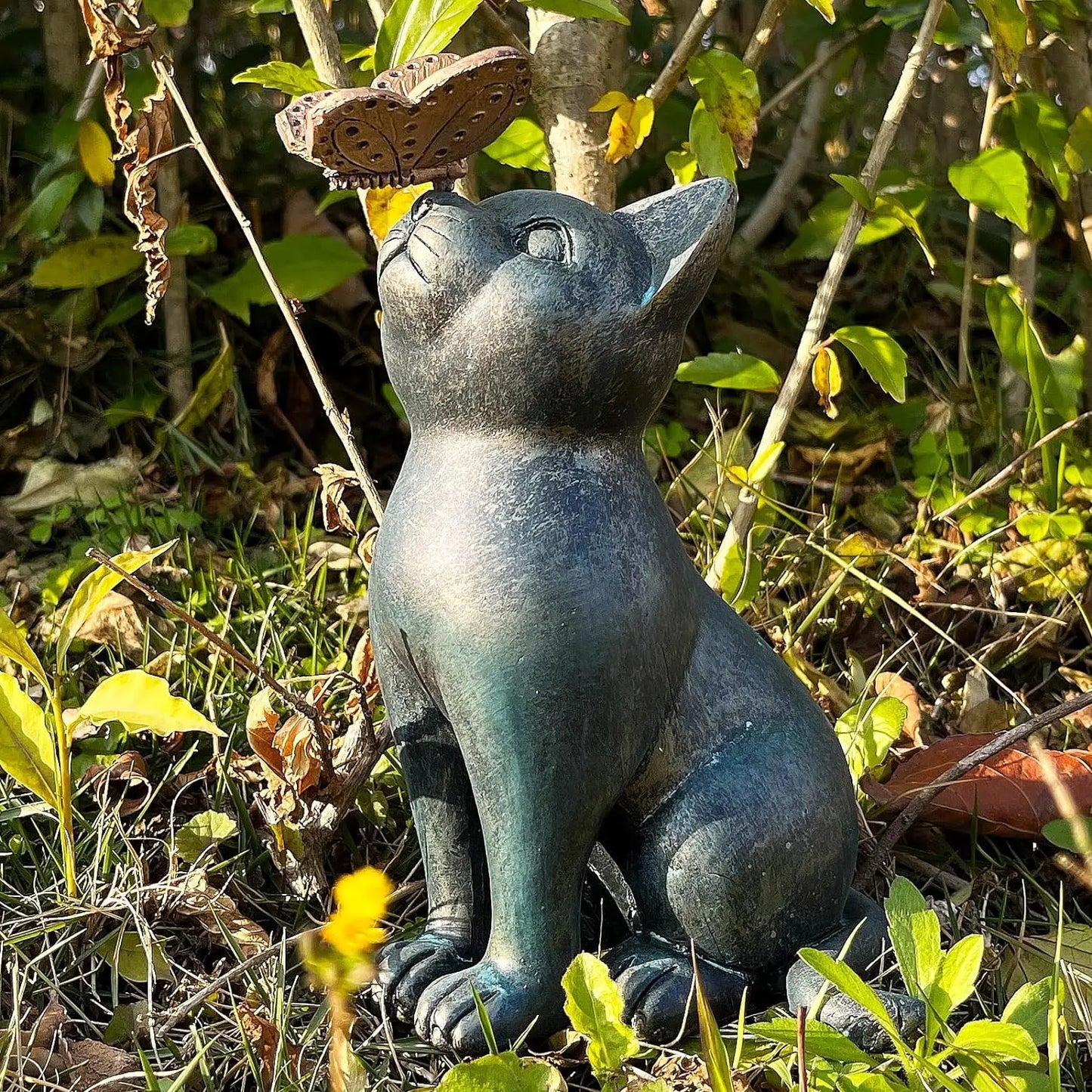 Pastoral Cat Statue
