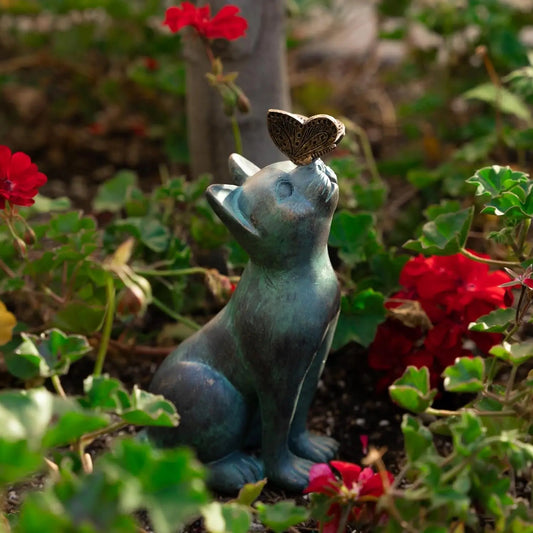 Pastoral Cat Statue